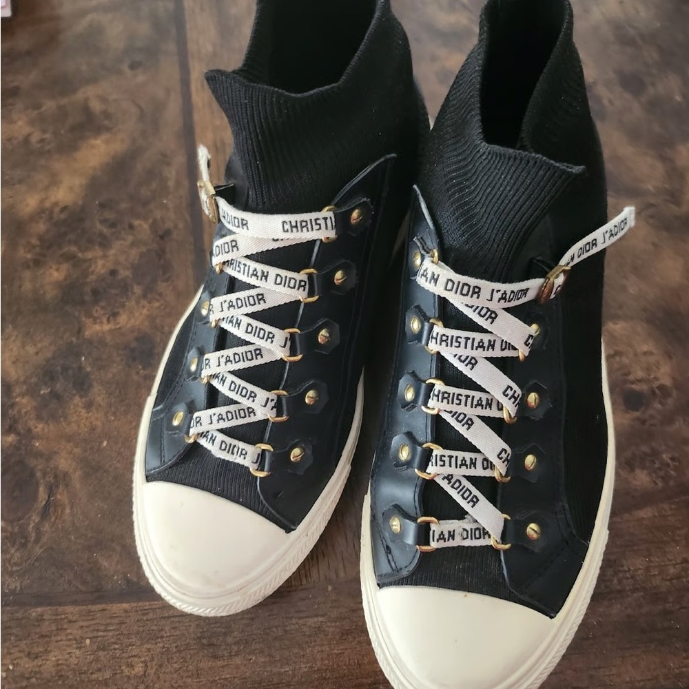 DIOR WALK’N’DIOR SNEAKER IN BLACK SIZE 37